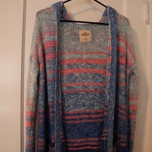 Hollister knit hooded cardigan